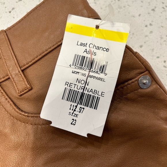 FRAME Leather Bermuda Shorts - Picture 7 of 11